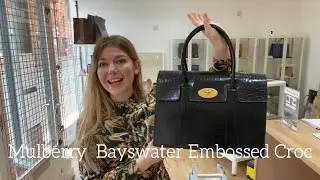 Mulberry Bayswater Embossed Croc Bag Review