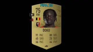 Jeremy Doku Evolution | FIFA 21 &rarr; EAFC 24 #doku #belgium #eafc #fifa #mancity #anderlecht