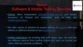 Best Software and Mobile Testing Services In Chennai