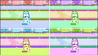 Bluey Coffin Dance Battle 🎶 | Color Hop Challenge