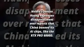 Nvidia CEO Crushed: China Slams Door on AI Chips Ban! #media #politics #news
