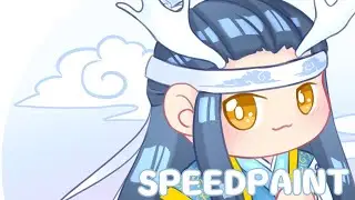 【 Speedpaint 】『 God of White Deer, Lan Xichen 』❥ Luzintear