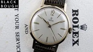 Tudor / Rolex gold vintage wristwatch, sold in 1965