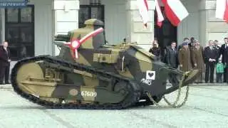 Prezentacja zabytkowego czołgu Renault FT 17