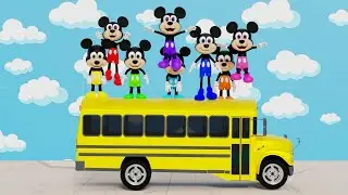 8 Little Mice Jumping On The Tree and more Children Nursery Rhyme