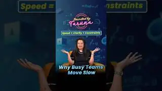 What Actually Makes Teams Move Fast | #DecisionMaking #TeamPerformance #shorts #decodedbytaruna