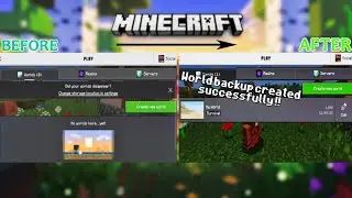 How to Make Backup Of Your Minecraft World  ||