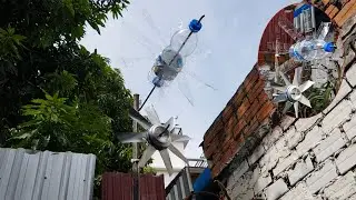 How to make auto motion fan from plastic bottle #diy