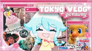 TOKYO VLOG + GIVEAWAY🌸| Anime/Game Shopping, Square Enix Garden, Pokemon Sushi, and MORE!