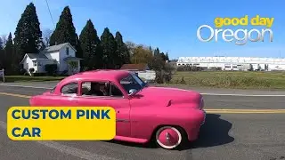 Behind the Wheel: Custom pink car