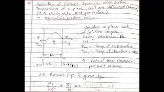 HT Lecture 17 || Heat Generation in Plane wall with Different Surface Temperatures