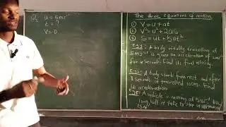 Solving problems using the three equations of motion 