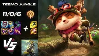 JUNGLE Teemo vs Master Yi - EU Grandmaster Patch 14.21