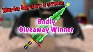 Roblox Murder Mystery 2 Xmas Giveaway WINNER ( Stream )