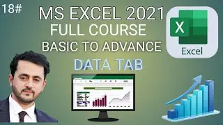 18. Data Tab in Excel/ Ms Excel complete course in pashto