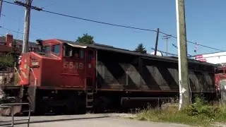 Trio of SD60F's at Cumberland Street #cnrail #canadiannational #canadiannationalrailway
