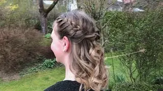 Dirndlfrisuren | Tutorial: Lockere Zopfkrone