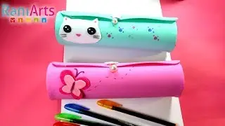 Lapicera / cartuchera redonda DIY FÁCIL - easy ROUND PENCILCASE