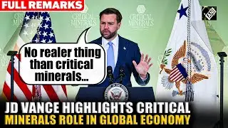 VP Vance briefs on role of critical mineral in global market at Critical Minerals Ministerial