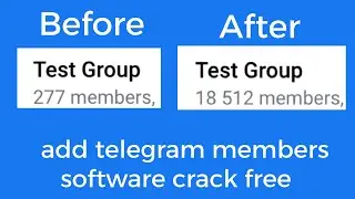 Add Telegram Member - Telegram Add Member Software