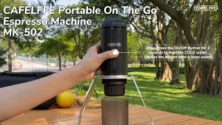 Camping Day | CAFELFFE Portable Coffee Maker MK-502 Outdoors Vlog #coffee #camping #coffeeaddict