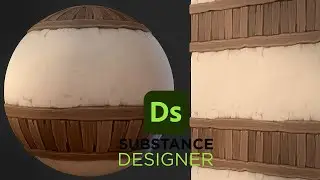 Stylized House Wall - Substance 3D Designer