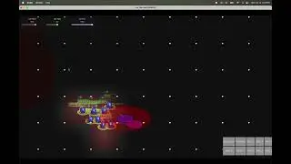 Spatial hashing grid + fog of war