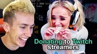 TROLL DONATING TO TWITCH STREAMERS!