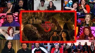 Youtubers React To VECNA's BRUTAL DEATH | Stranger Things S5 Ep 8 JOYCE KILLS VECNA Reaction Mashup