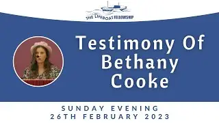 Testimony Of Bethany Cooke