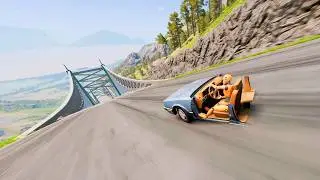 Full Throttle INSANE Long Downhill Mayhem! | BeamNG.drive Epic Crashes & Speed Test #9