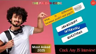 Push vs Pop in JavaScript | JS Array Methods Explained for Interviews