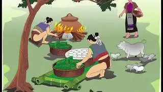 Sự Tích Bánh Chưng Bánh Dày-Giọng miền Bắc-kể chuyện Bích Nguyễn