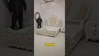 Wooden Classical Bedroom Furniture. #bed #dressingtable #bedroomfurniture #bedroomdecor #furniture