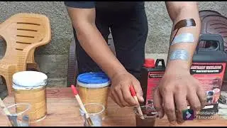 test pembuktian Asphalt Emultion for waterproofing  merekat kuat