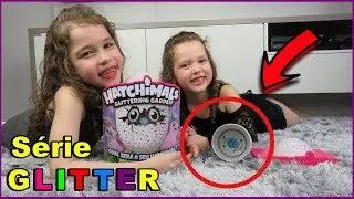 CHOCANDO NOVO HATCHIMALS SURPRESA SÉRIE GLITTER