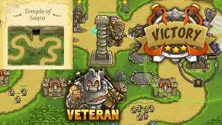 Temple of Saqra | QUINCON BOSS | Veteran | 3 Stars | Kingdom Rush Frontiers Campaign