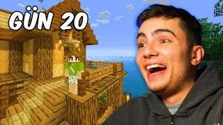 Surviving in the Middle of the Ocean for 100 Days in Minecraft! - Part 2