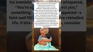 STILLBORN BABY CRIES IN BIG BROTHER'S ARMS 👶💫