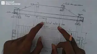 how to draw plan of pipe culvert from longitudinal section in telugu