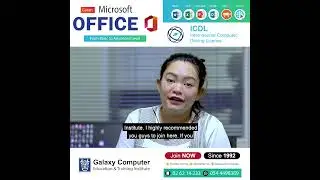 Learn Microsoft Office in Abu Dhabi | Galaxy Computer Education & Training Institute #shorts