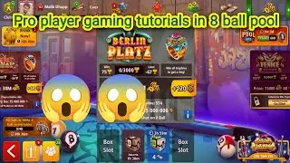 How to break in 8 ball pool game| Pro player gaming skills in 8 ball pool BERLIN | amazing shot 2025