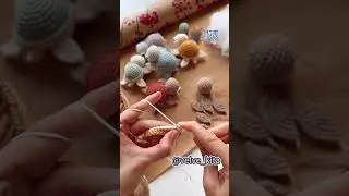 Soft Milk Cotton Glow Yarn for turtles!