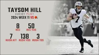 Taysom Hill Week 11 Replay: Every Run, Target, and Catch vs Cleveland Browns