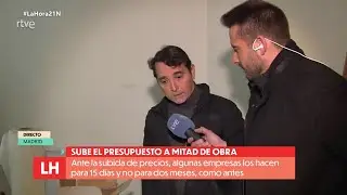 Subida precios materiales de construcción. La Hora de La 1