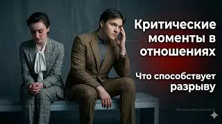 Критические моменты в отношениях. Что способствует разрыву.