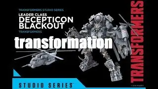 Transformers Studio Series Leader Class blackout transformation Review