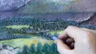Rusty Lake - Pastel Painting - by Johan Scherft