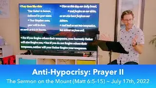 Anti-Hypocrisy: Prayer II