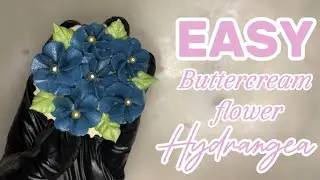 Easy Buttercream Hydrangea Cupcakes (One Piping Tip!)